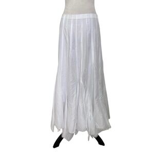 Animale Elegant Maxi Skirt White